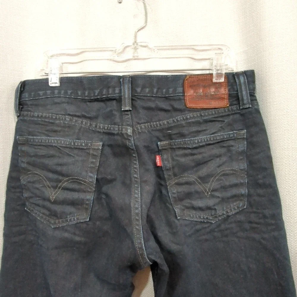 Levis 514 Jeans Mens‎ 34x32 Slim Straight Dark Wash